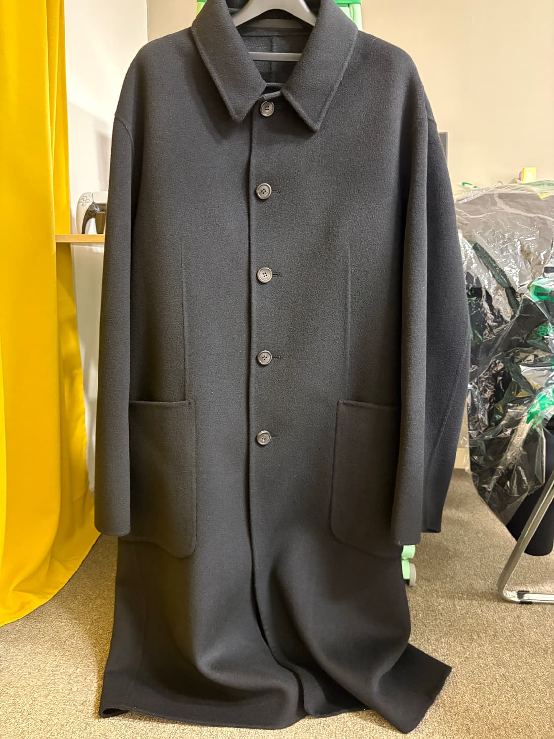 송지오 24FW 컬렉션 메타 발마칸 코트 블랙 50 상품이미지5