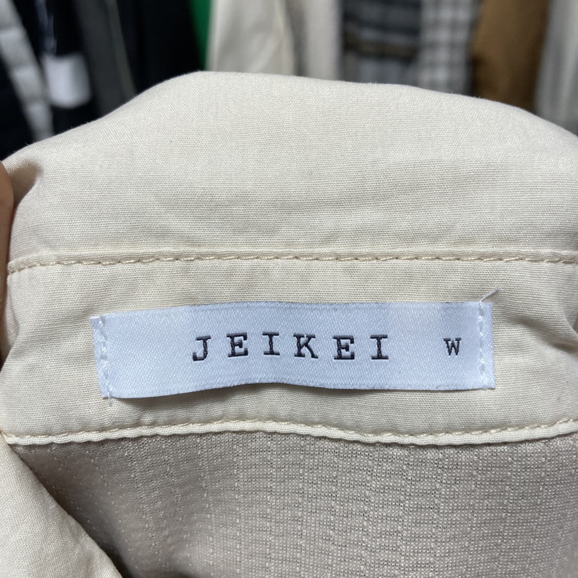 제이케이 여성캐주얼셔츠 베이지 90 상품이미지4