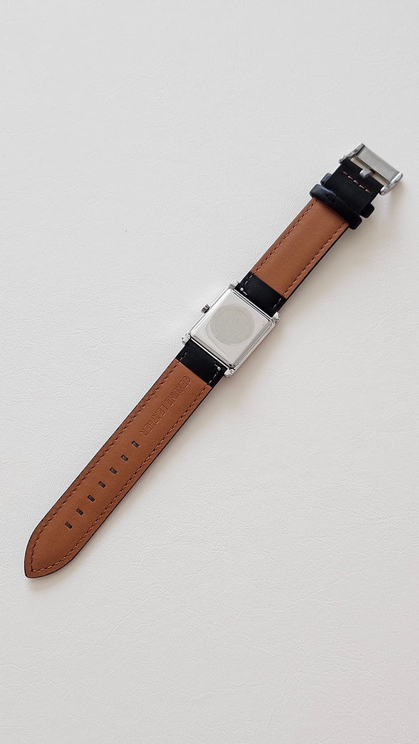 빈티지 시티즌 에코드라이브 사각 가죽 시계 상품이미지5