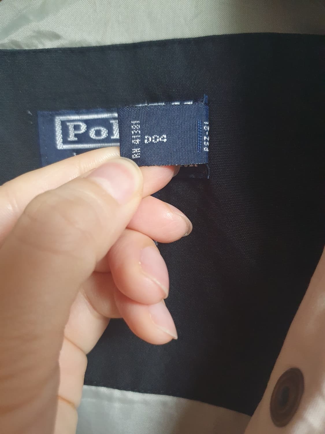 폴로 랄프로렌 코튼 바람막이 베이지 XL 상품이미지10