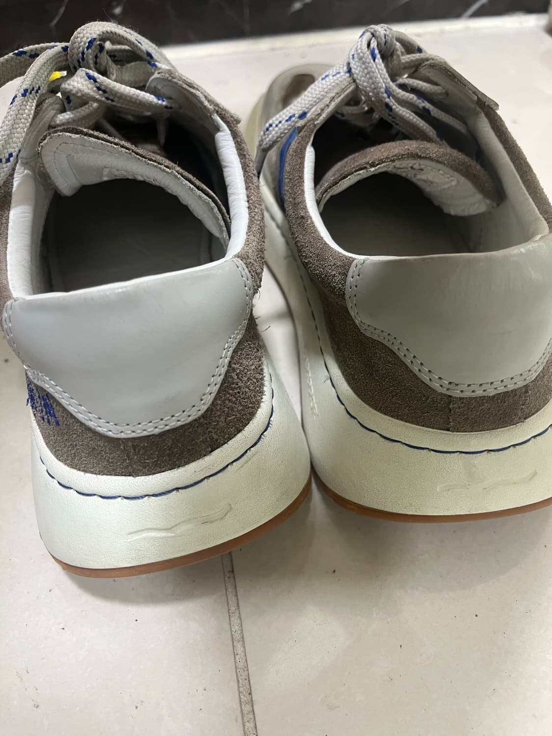 ADERERROR Torn low trainer (Grey/Brown)  상품이미지4