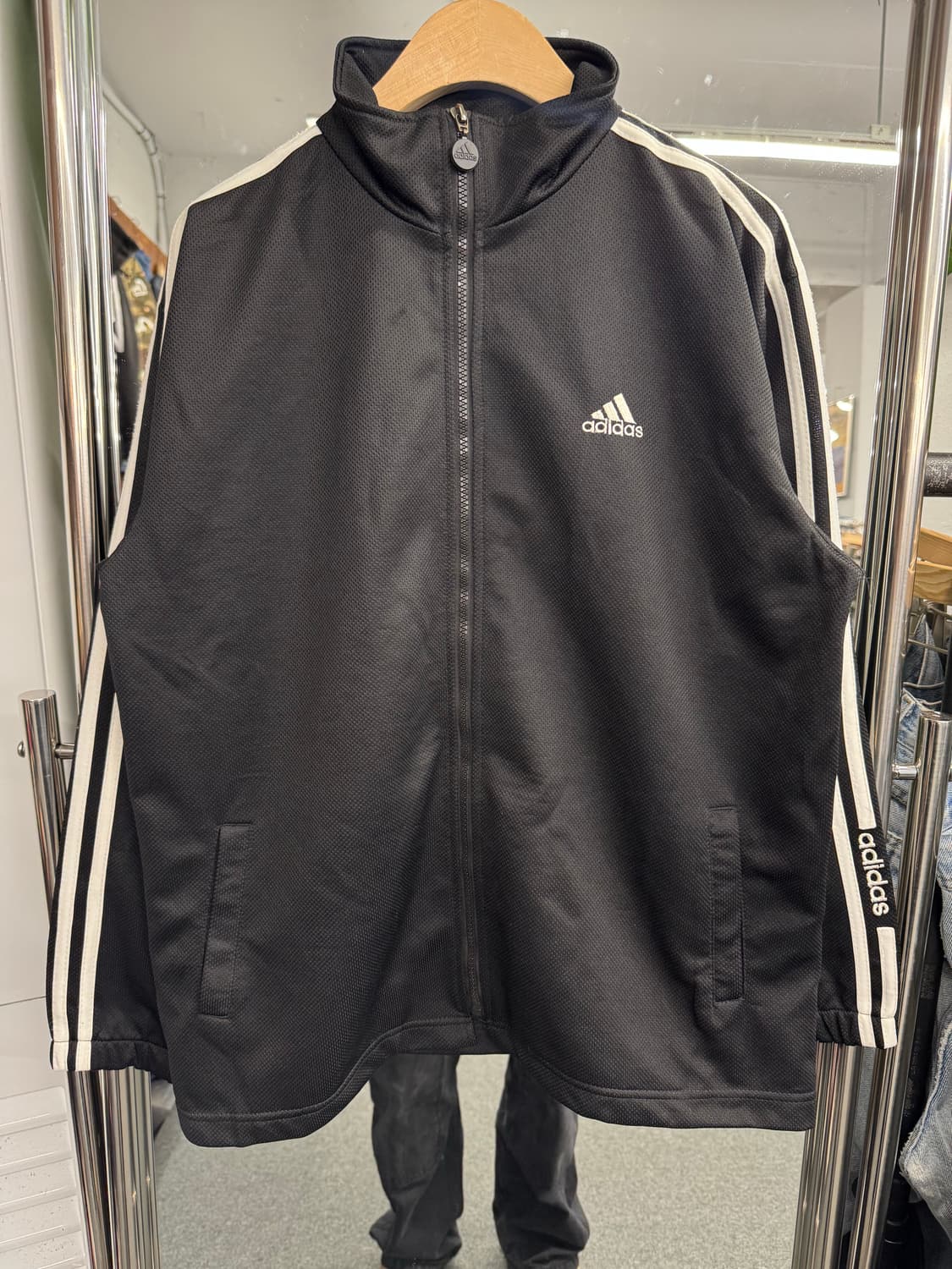 아디다스 빈티지 등판자수 로고 져지 상품이미지1