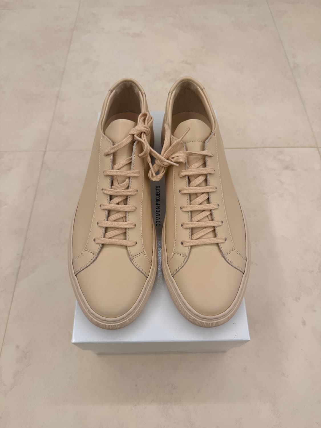 [43] 새상품 커먼프로젝트 아킬레스 로우 베이지 상품이미지4