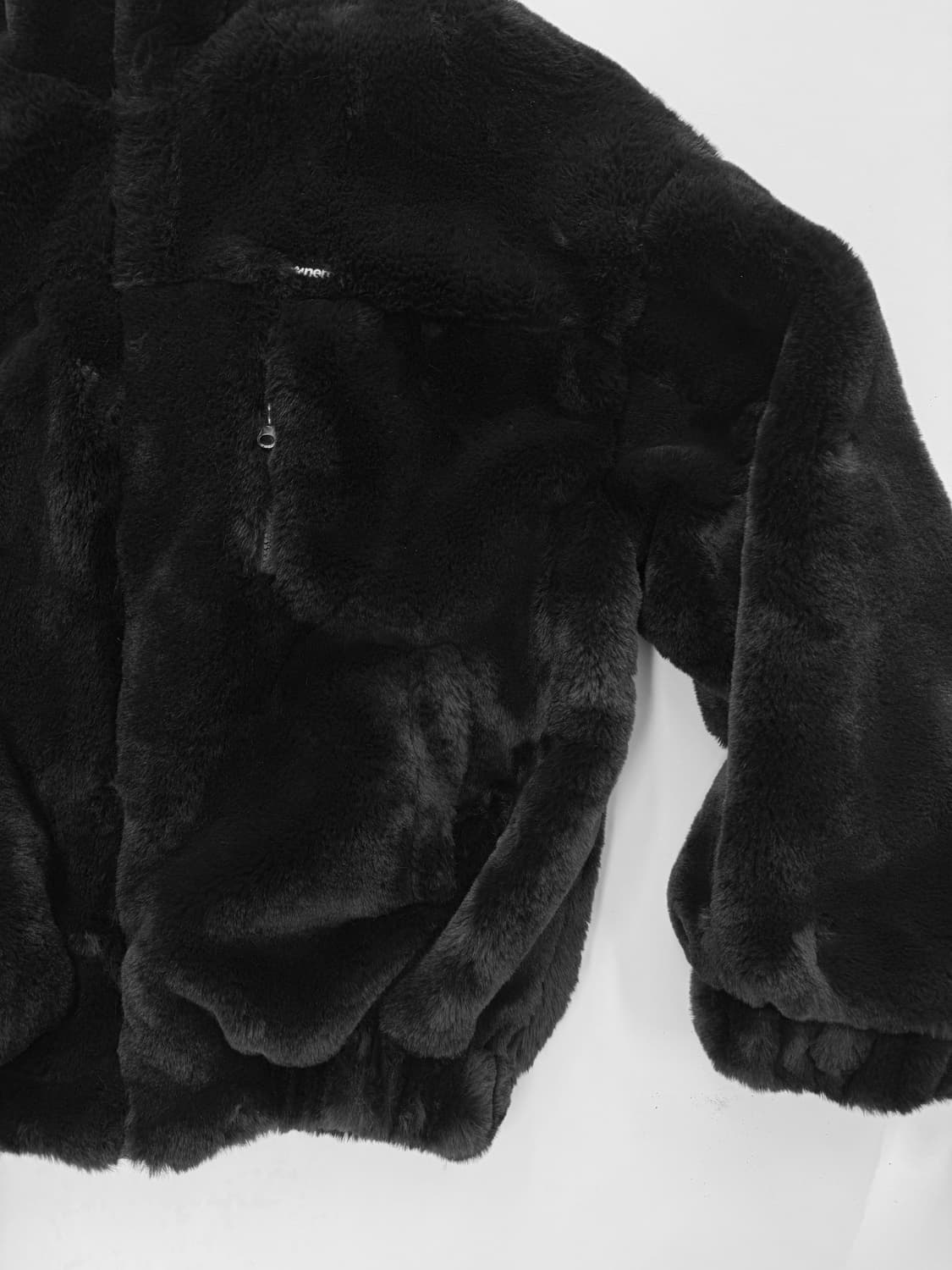 NOT4NERD 블랙 퍼 자켓 상품이미지3