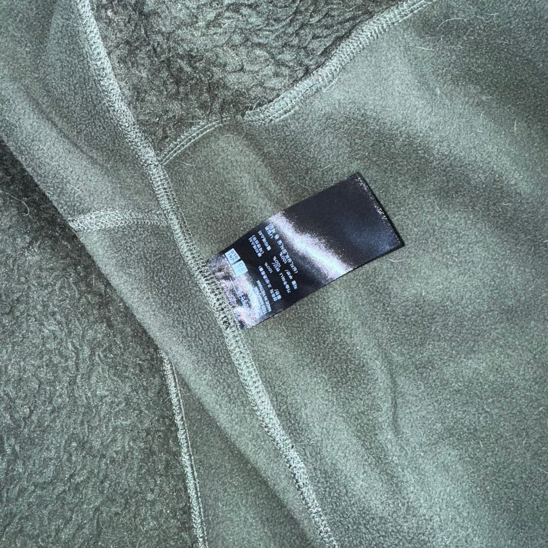 투티/0096 유니클로 화이트마운티니어링 그린 후드 플리스 집업 자켓 상품이미지9