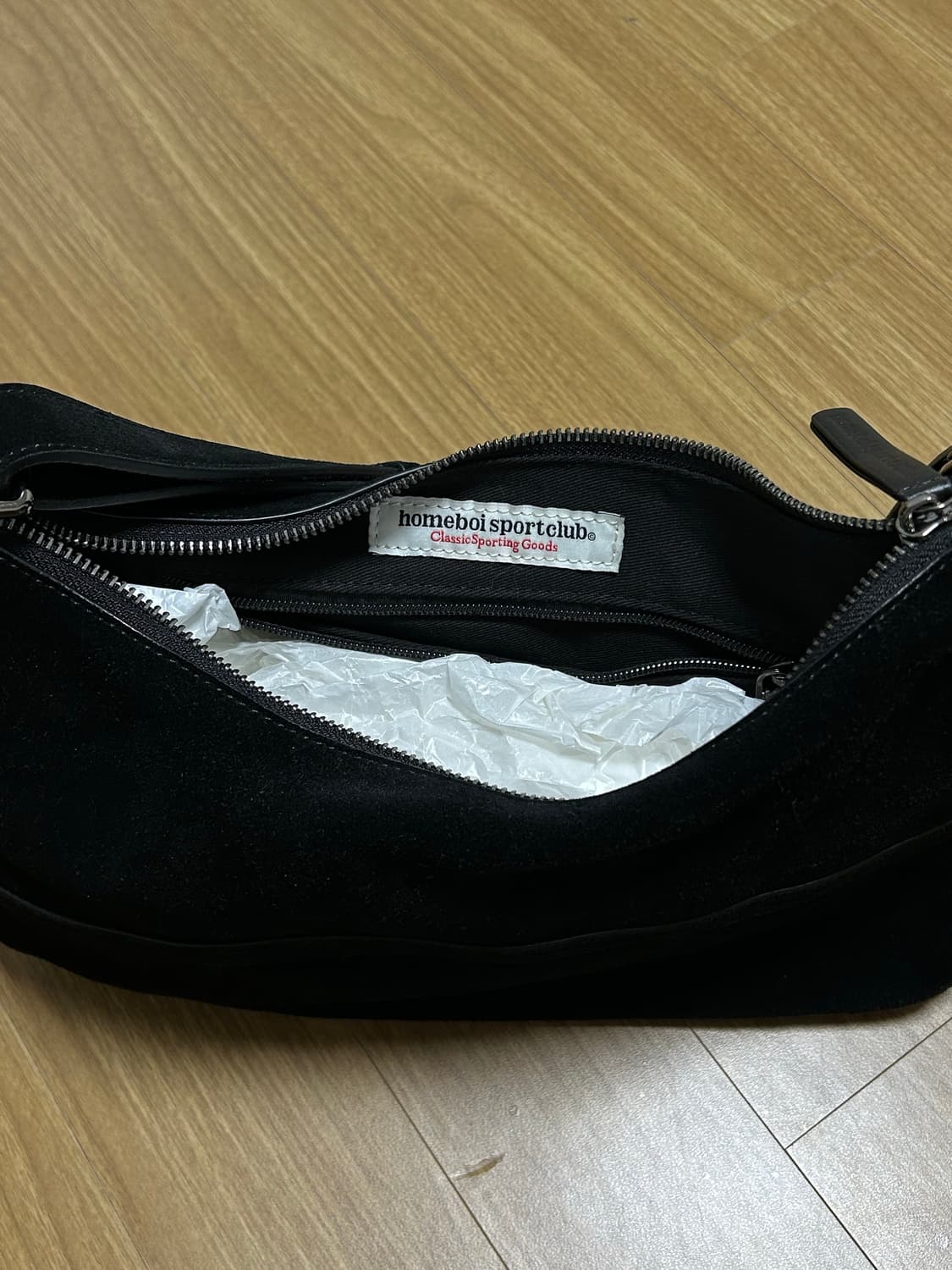 홈보이스포츠클럽 아웃백크로스 스웨이드 블랙 상품이미지3