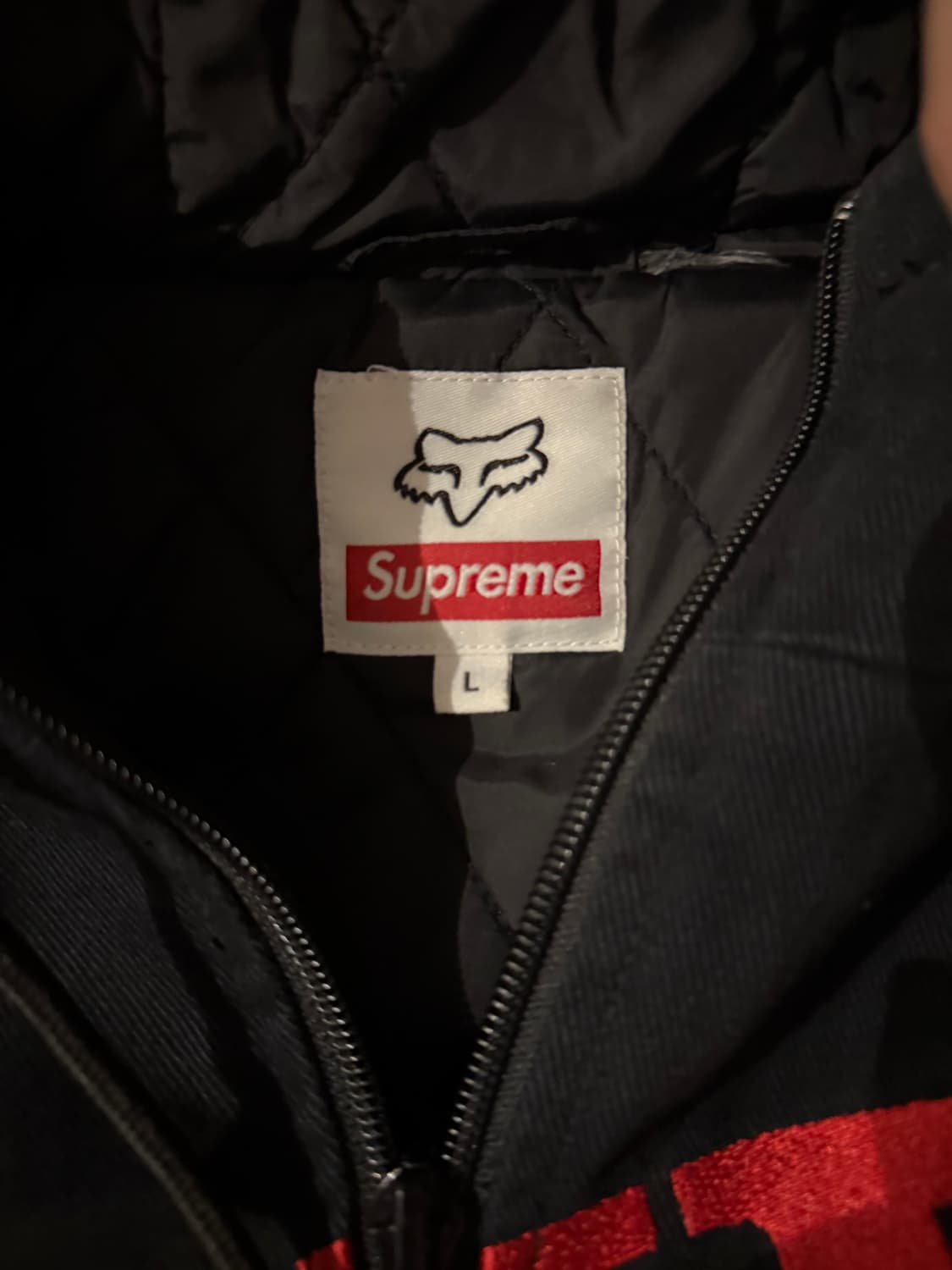 슈프림 혼다 19fw 폭스 레이싱 퍼피자켓 L 상품이미지3