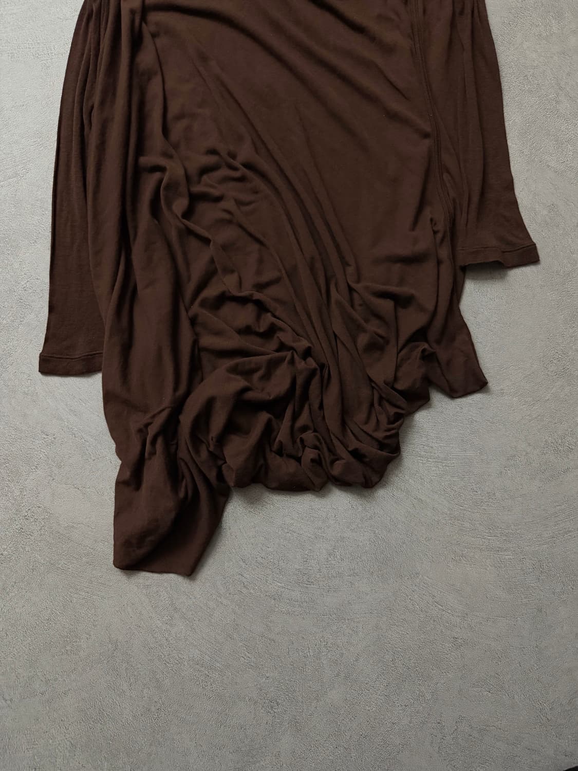 릭오웬스 브라운 드레이프 롱슬리브 상품이미지6