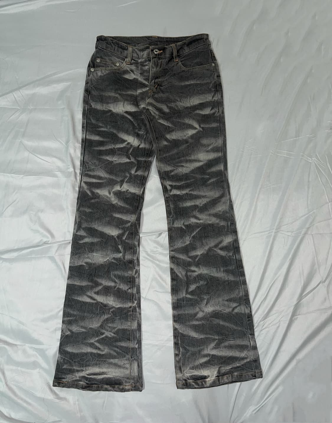 ✨vintage gray detail pants 크랙 워싱 y2k✨ 상품이미지2