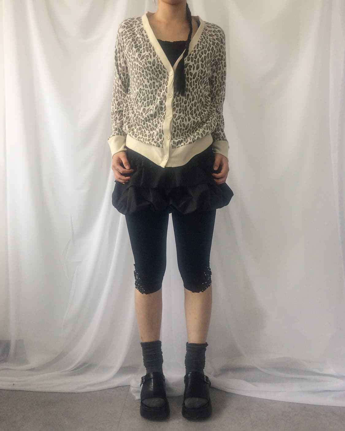 Leopard pattern cardigan 상품이미지6