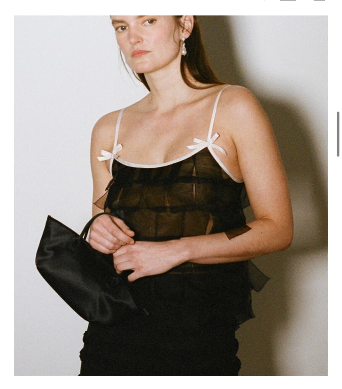 Hai 새틴 미니백 상품이미지3