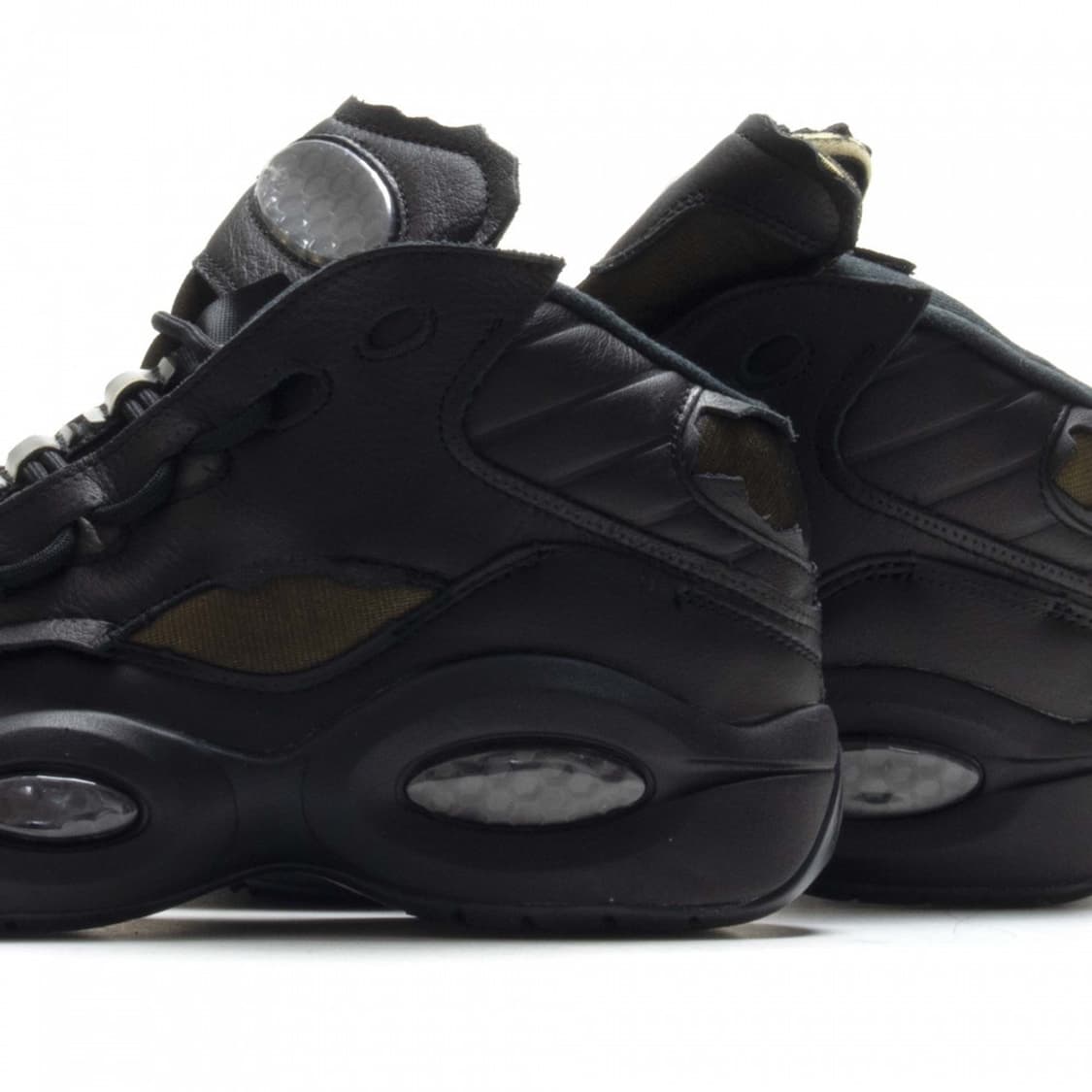 메종 마르지엘라 리복 콜라보 퀘스천 미드 블랙 하이탑 스니커즈 상품이미지5