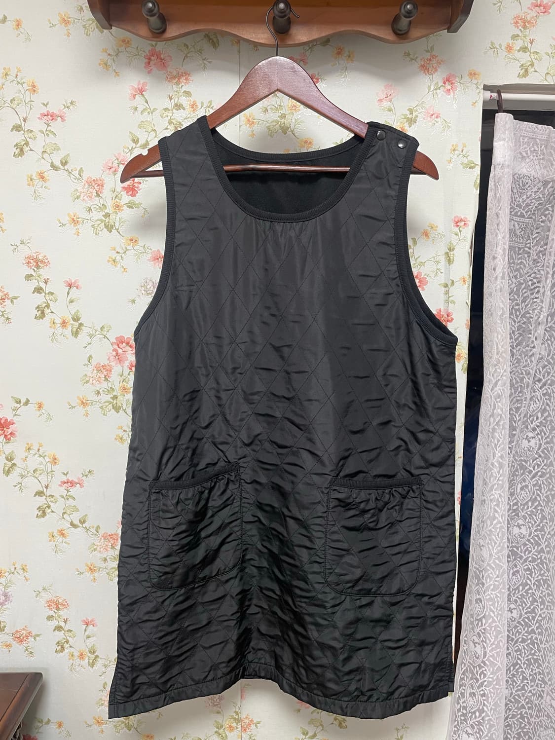 퀼팅 패디드 슬리브리스 베스트 상품이미지1