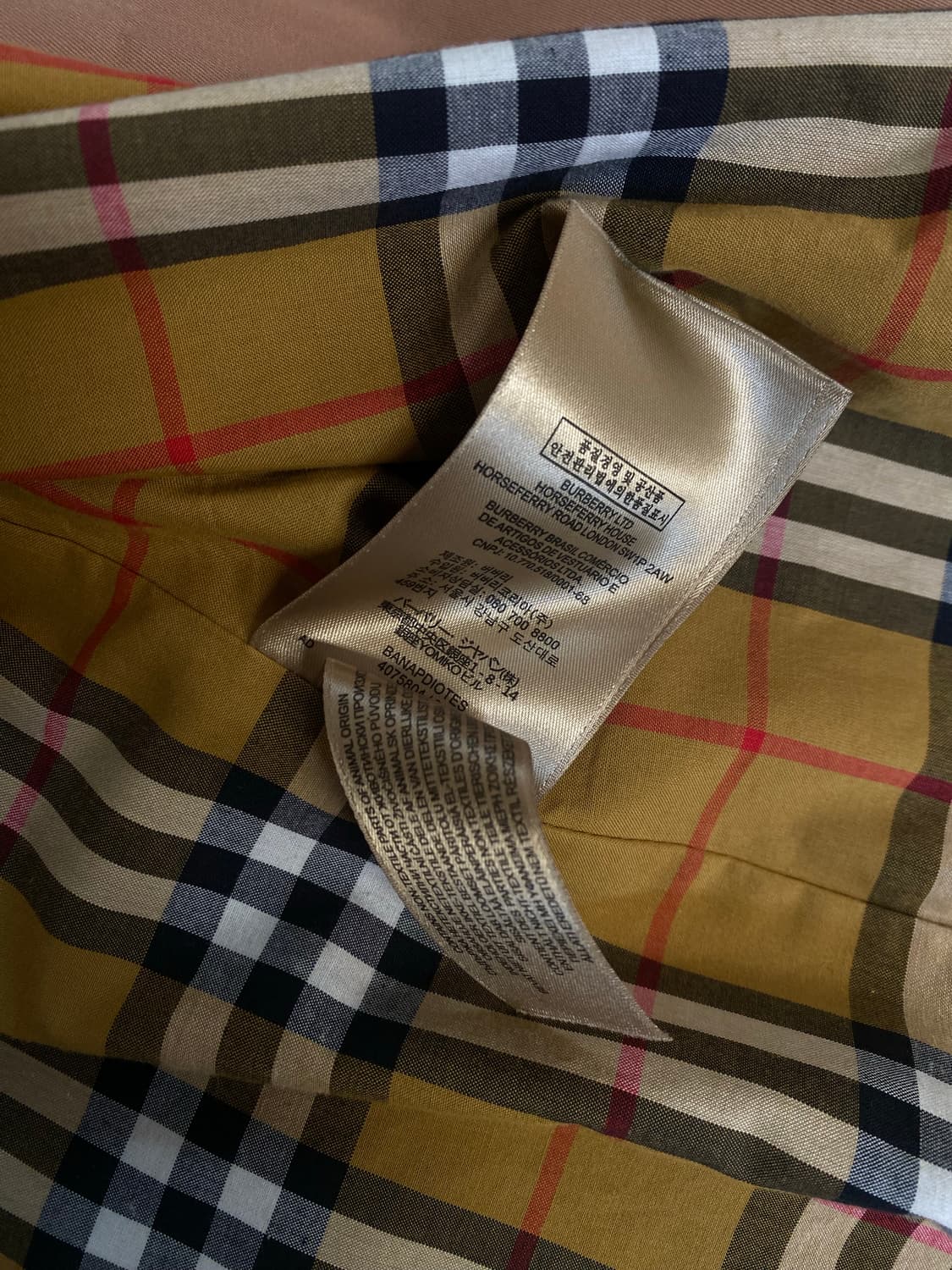 버버리 트로피컬 개버딘 김남주 트렌치코트 44~55사이즈 상품이미지9