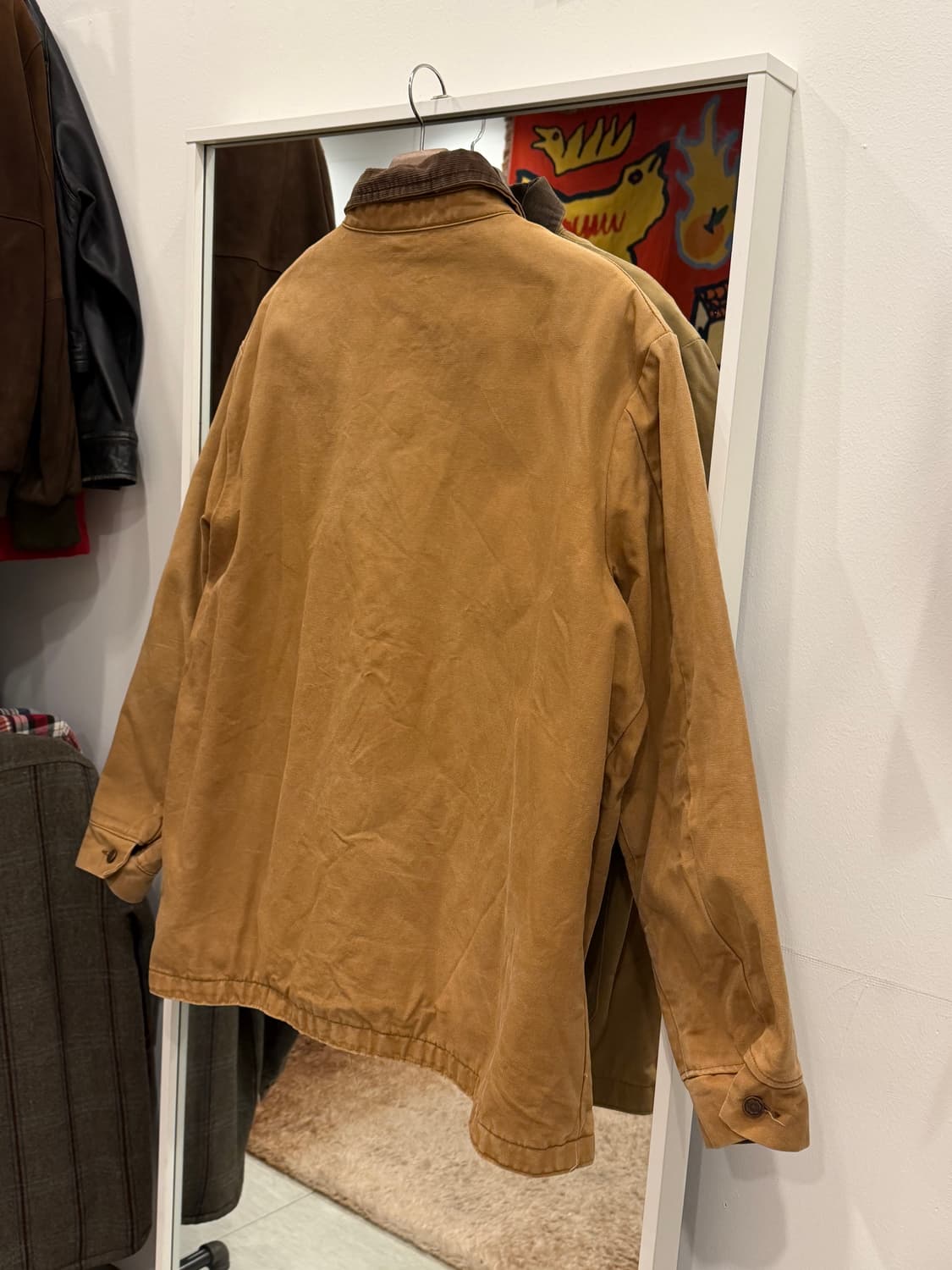 90s Vtg 빈티지 덕 캔버스 블랭킷 초어 코트 상품이미지5