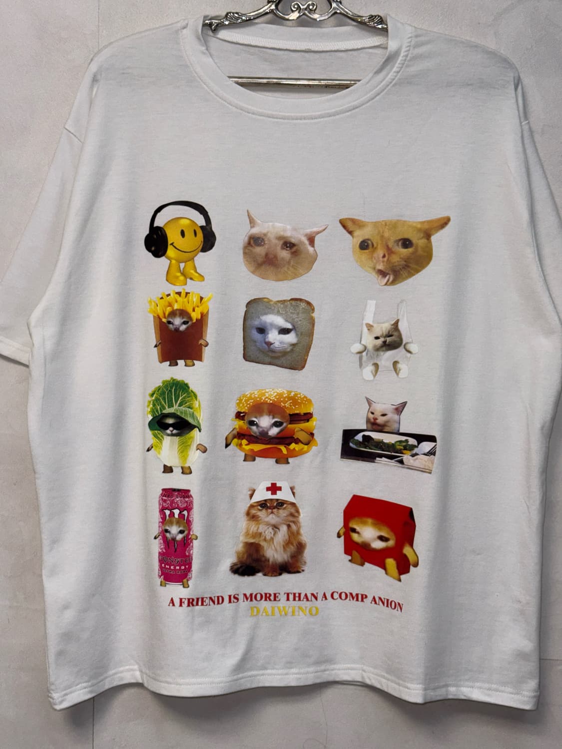 Cat memes printing T 상품이미지2