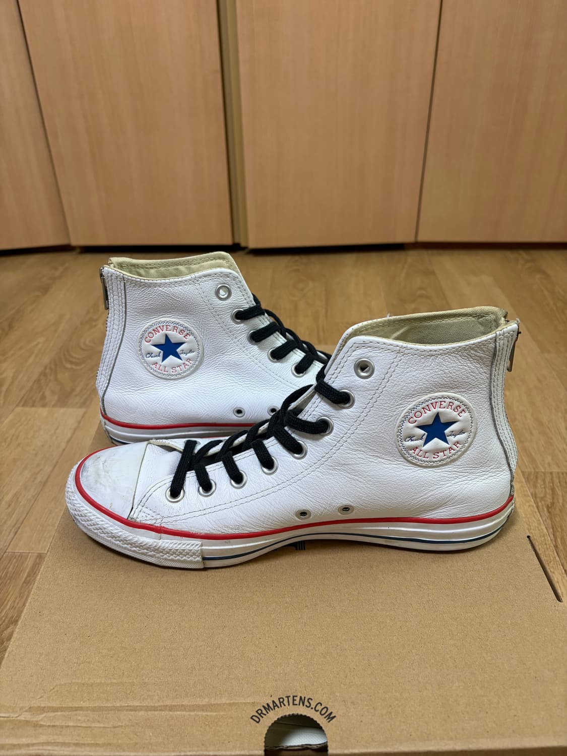 레더 화이트 지퍼 컨버스 270 상품이미지2