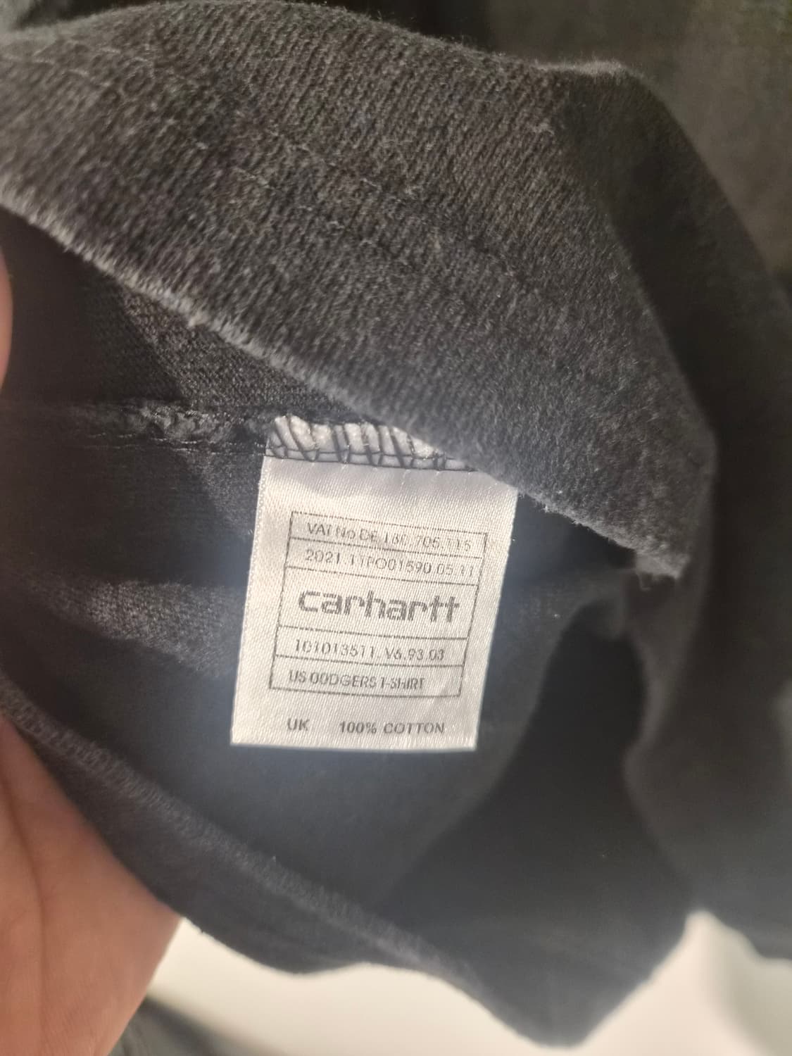 L/100) 칼하트 빅로고 반팔티셔츠 팝니다 상품이미지4