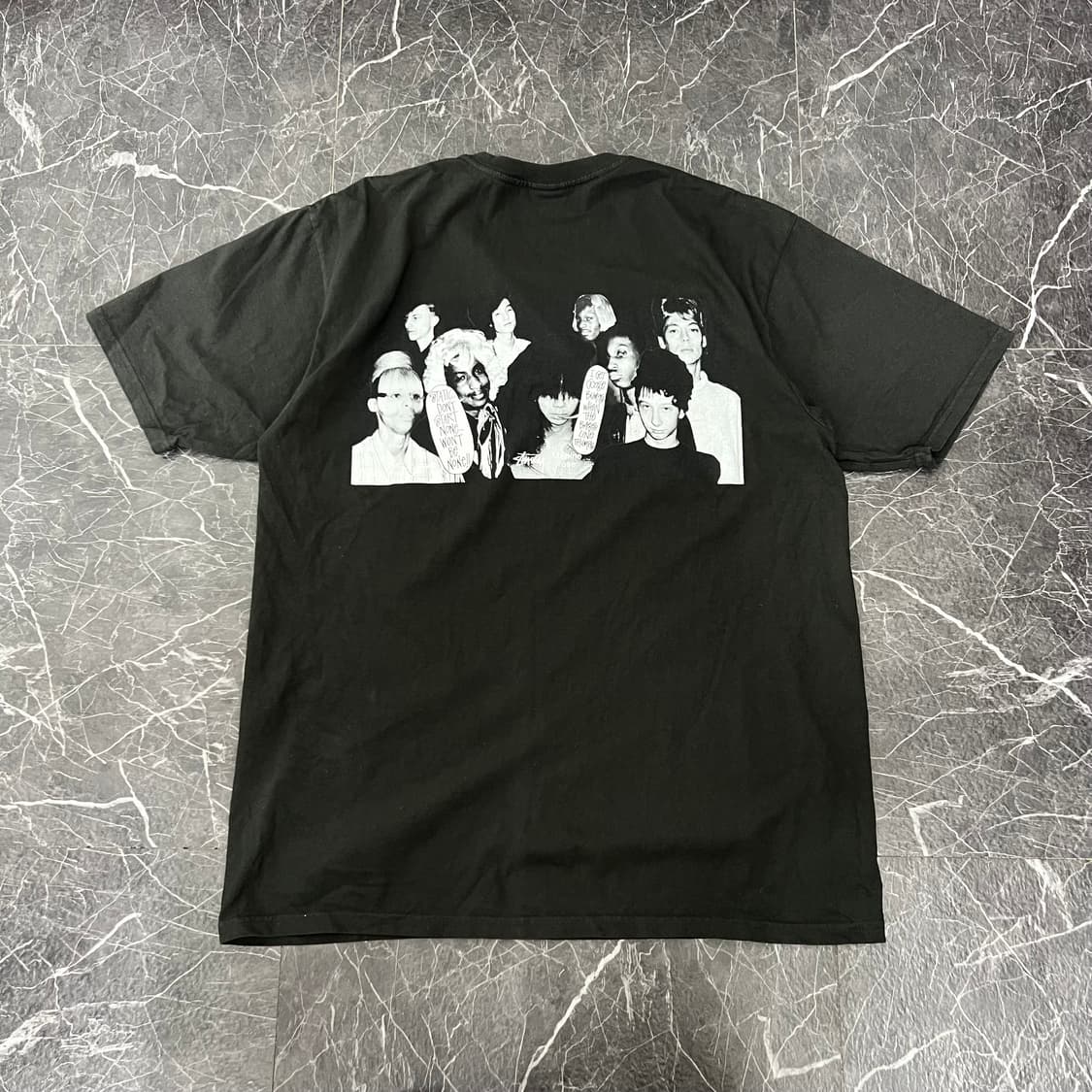 스투시 x 마틴로즈 피그먼트 다이드 반팔 상품이미지1
