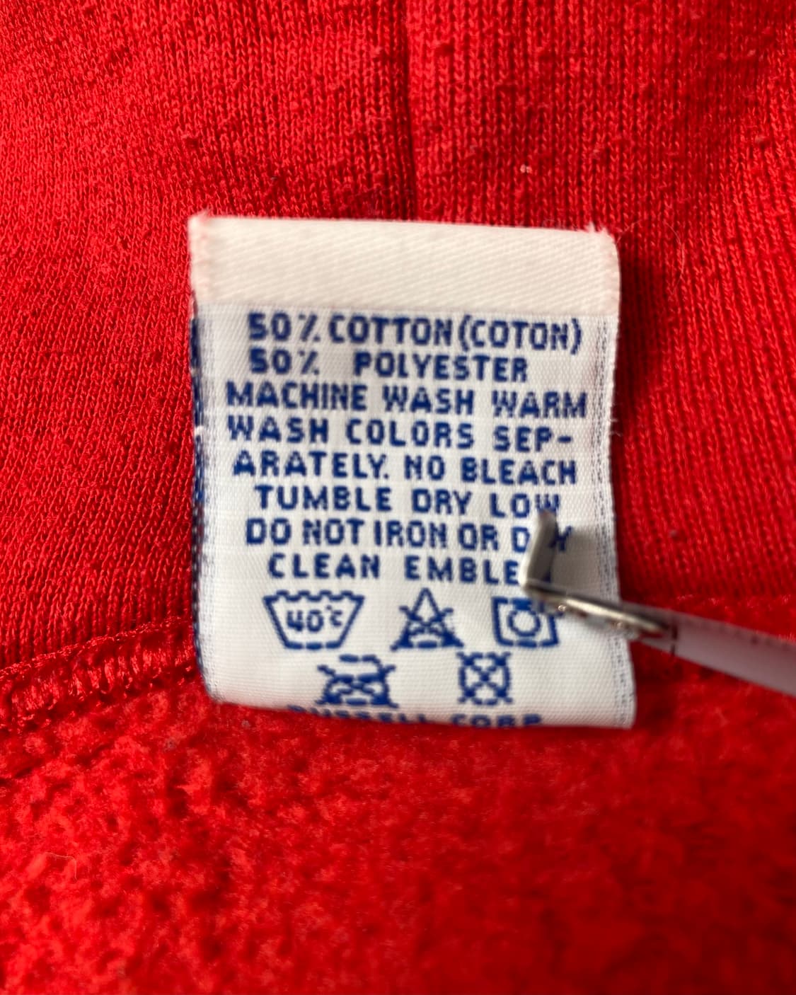 90s Russell Zip Up Hoodie (red) 상품이미지4