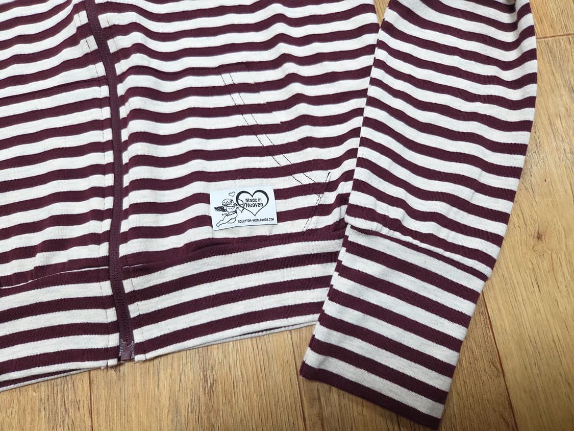 스컬프터(sculptor) 스트라이프 저지집업 55 새상품 상품이미지6