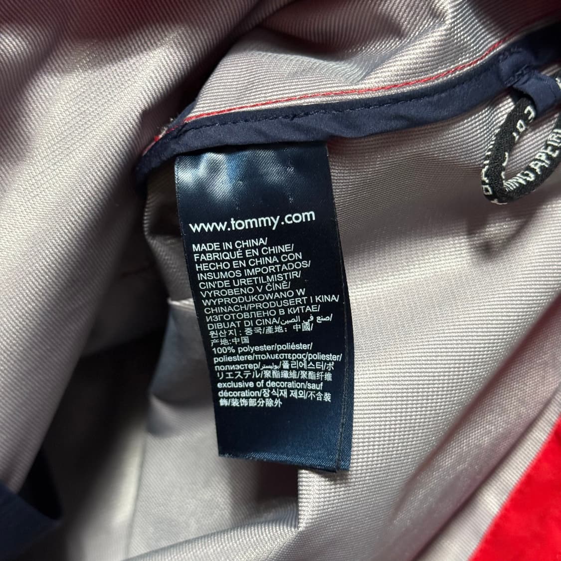🫶🏻 베이프 X 타미 진스 콜라보 배색 바람막이🫶🏻 상품이미지5