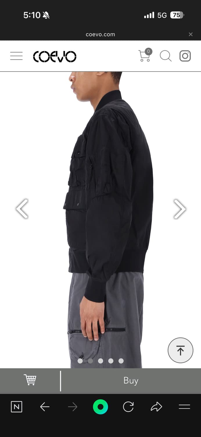 CP CHROME-R BOMBER JACKET 상품이미지2