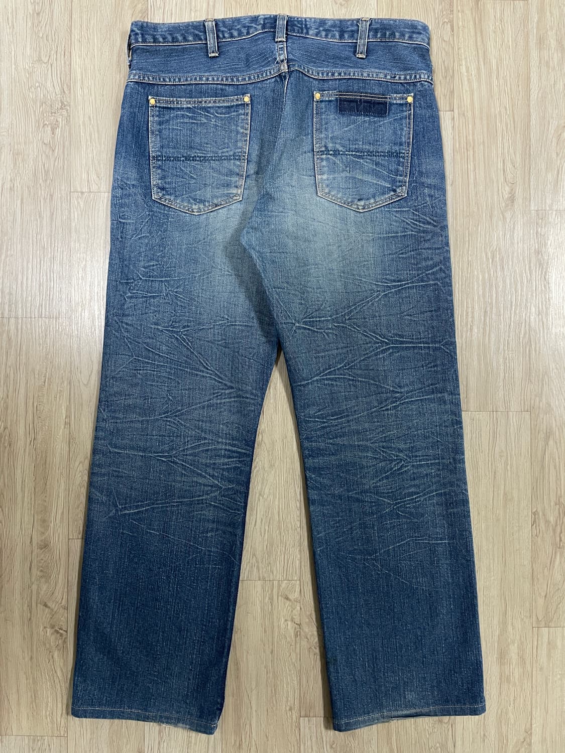 33) 40's 복각 랭글러 벤 로데오 워싱 데님팬츠(RRL&LVC&폴로 상품이미지3