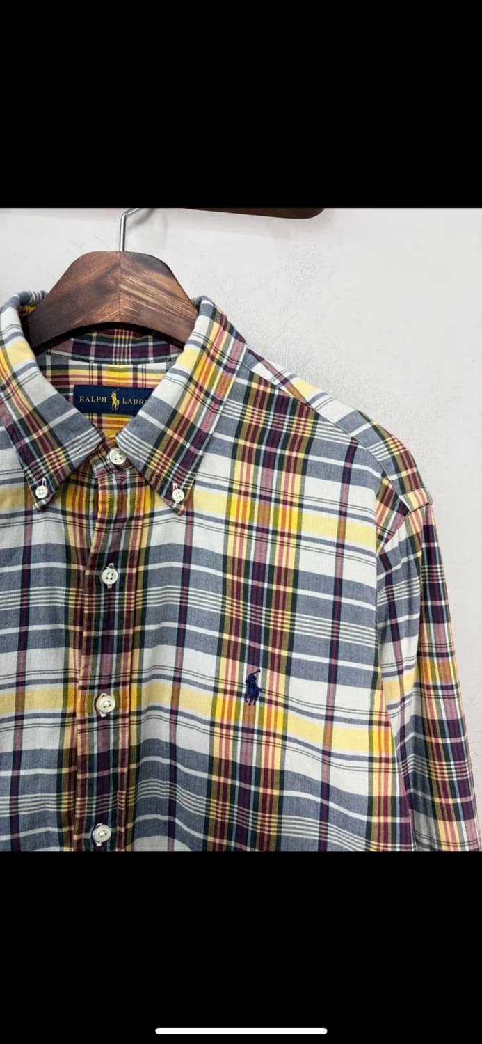 폴로랄프로렌 포니로고 신형 플레이드 체크 셔츠 H2412 상품이미지3