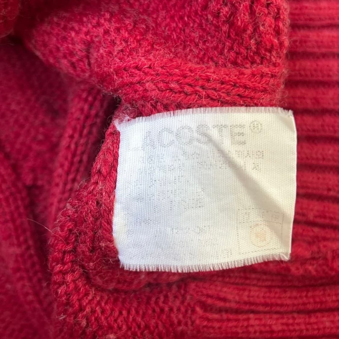 90’s 라코스테 케이블 터틀넥 상품이미지4