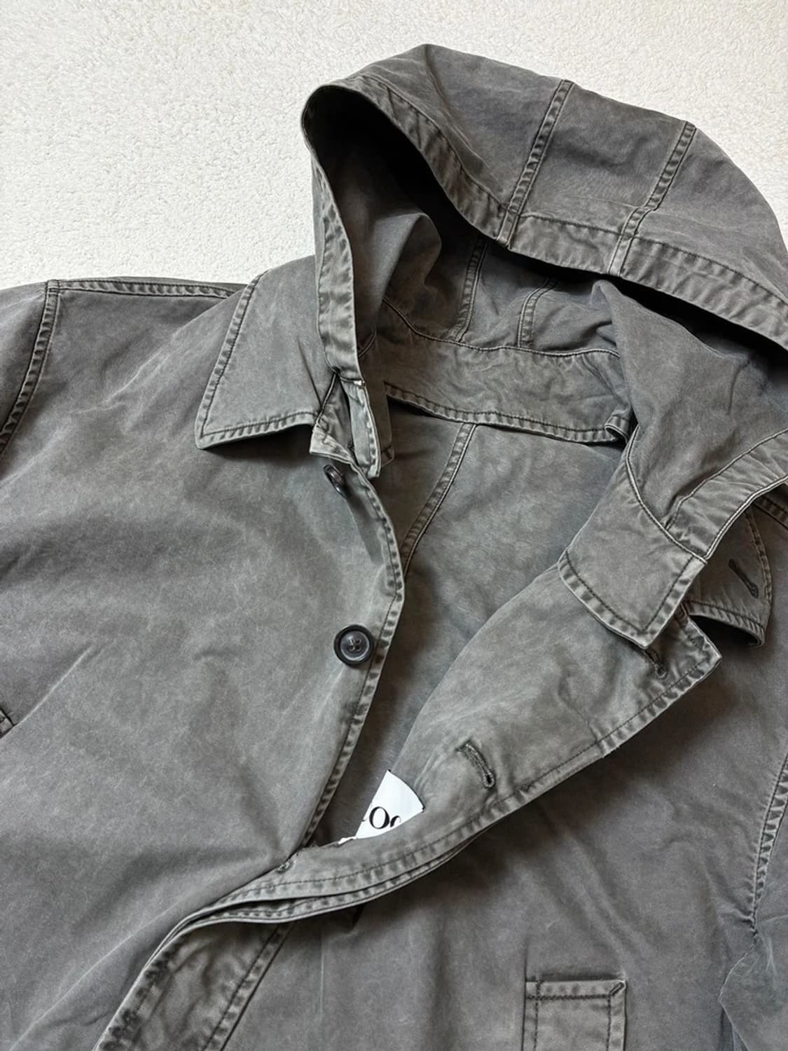 coor 쿠어 워시드 디테처블 크롭 후드 점퍼 PN7909 상품이미지4