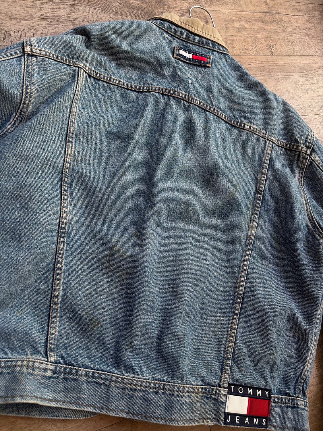 90s 타미진스 데님 자켓 XL 상품이미지9