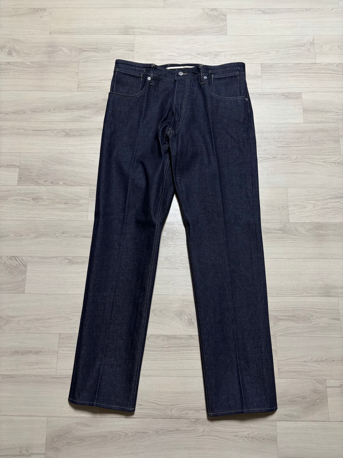 ODS 올리브드랩서비스 페이크 6포켓 팬츠 인디고 XL사이즈 판매 상품이미지1