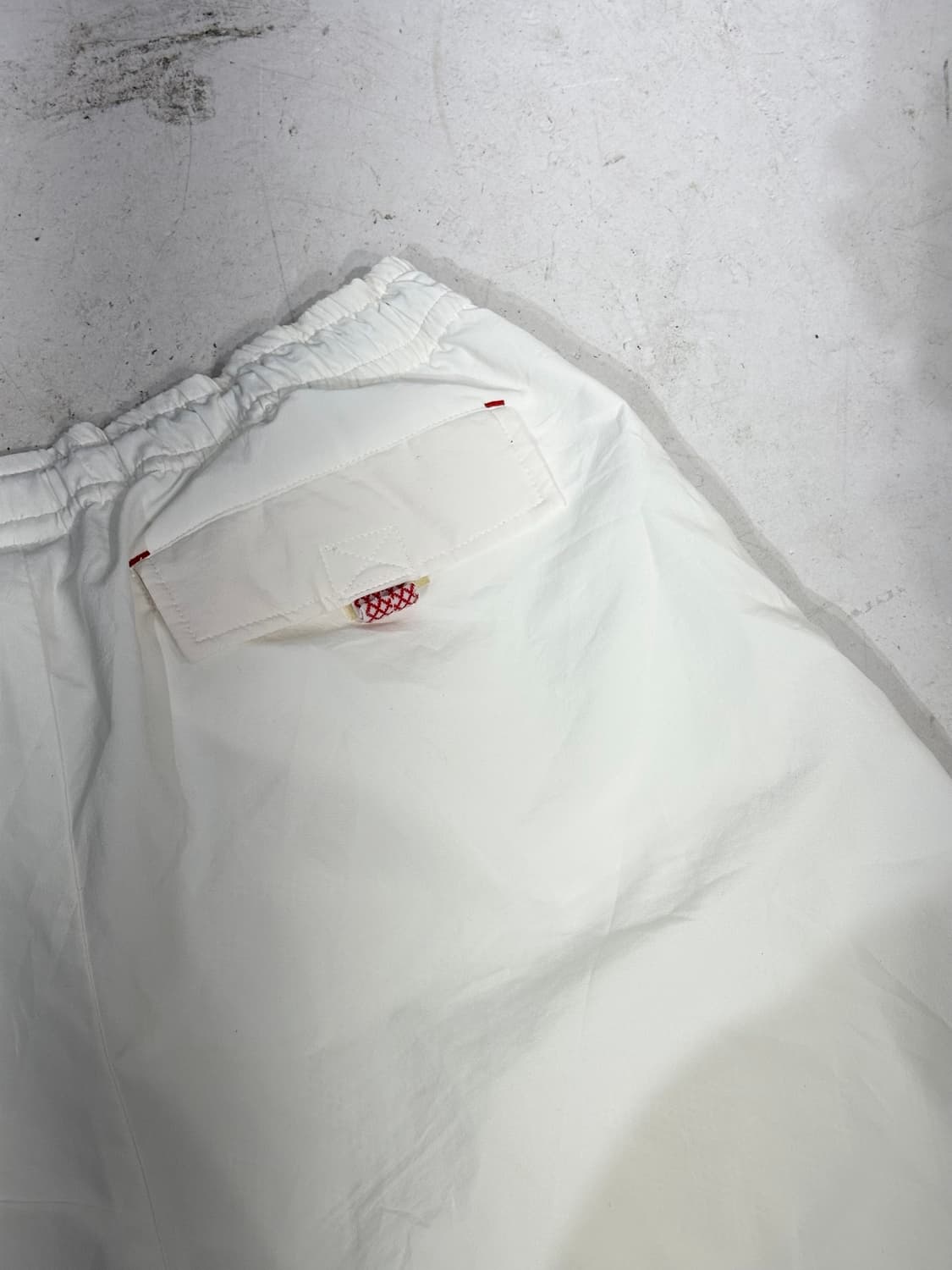 푸마 와이드 화이트 레드 사이드 라인 트레이닝 트랙 팬츠 L 상품이미지6