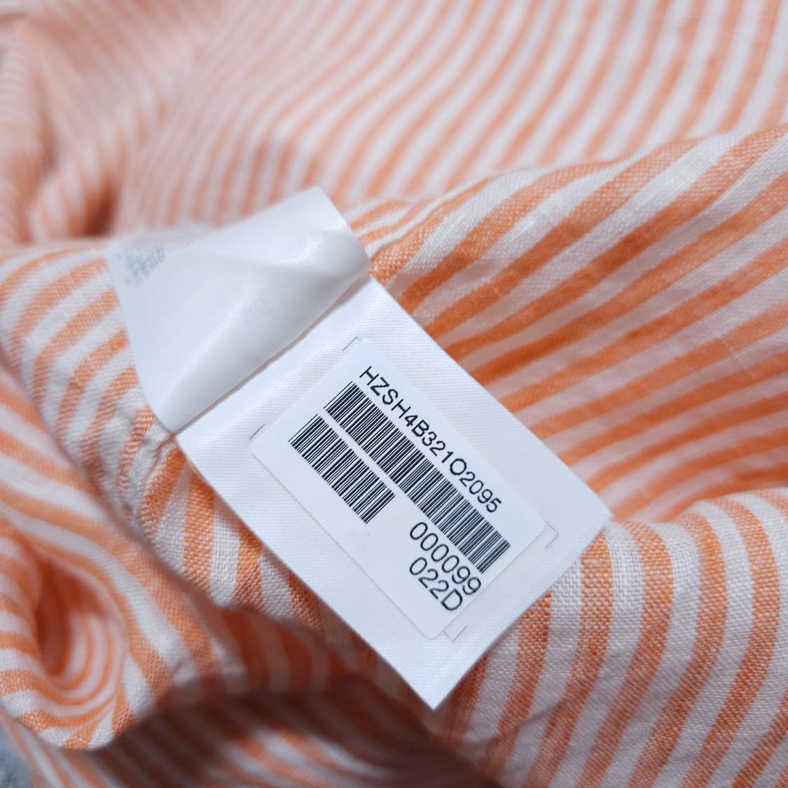 헤지스)95 남자 스트라이프 린넨셔츠남방 / 왕눈이샵 상품이미지10