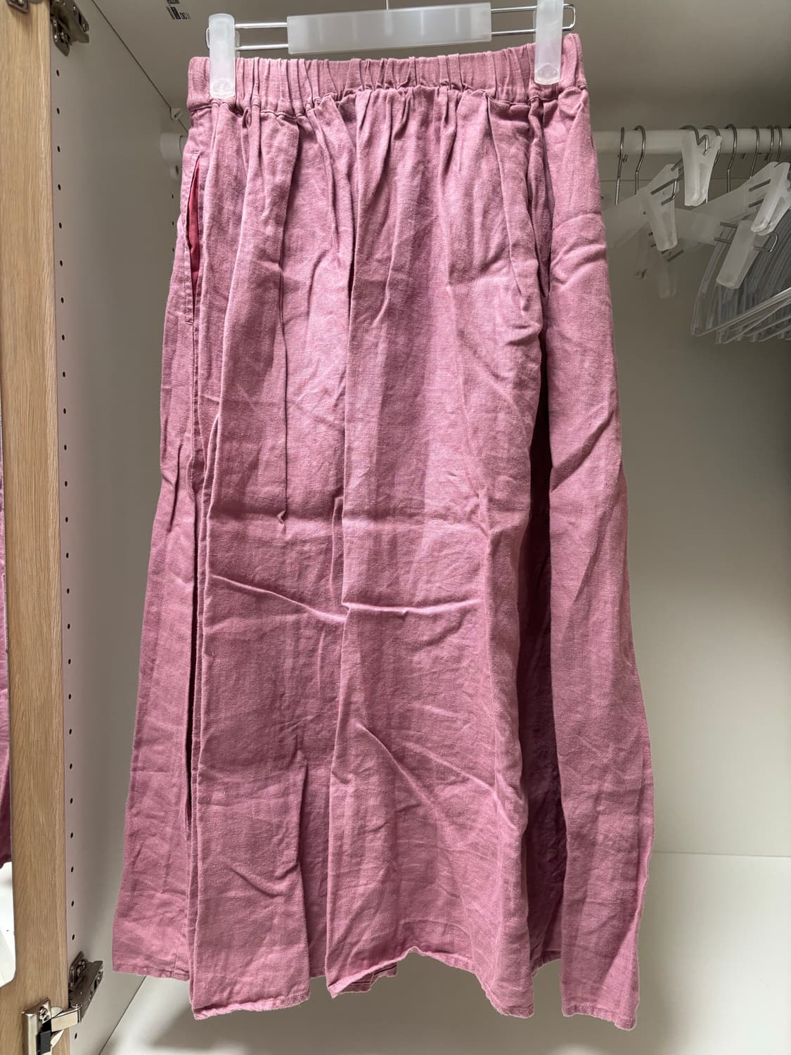 samansa mos2 사만사 모스2 핑크 롱스커트 모리걸 일브 상품이미지2