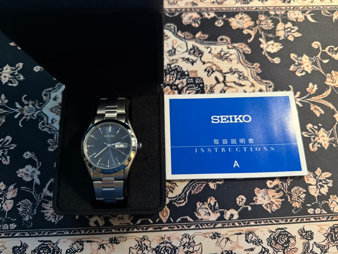 Seiko 쿼츠 청판 시계 상품이미지4