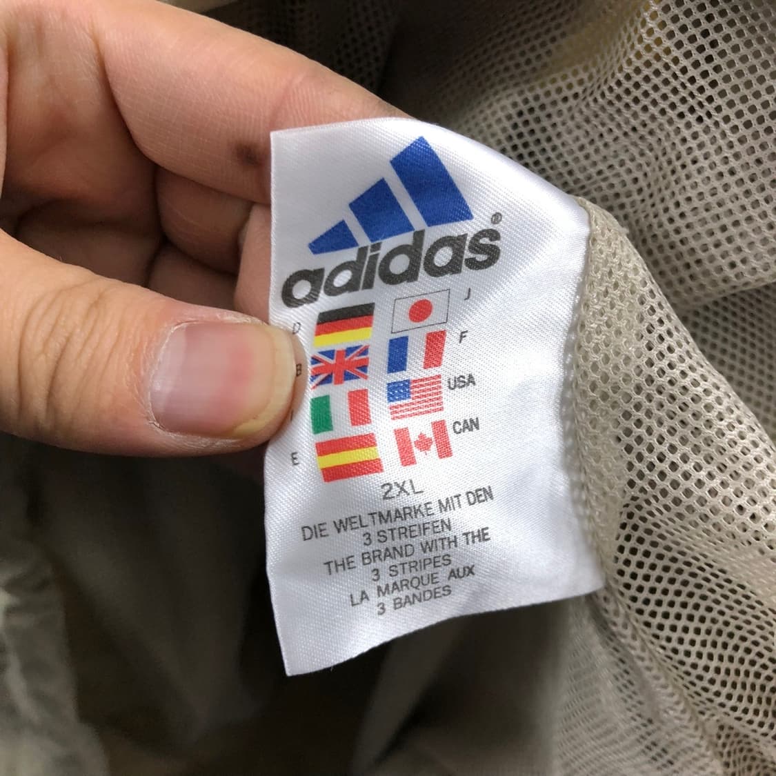 XL 아디다스 로고 아노락 상품이미지6