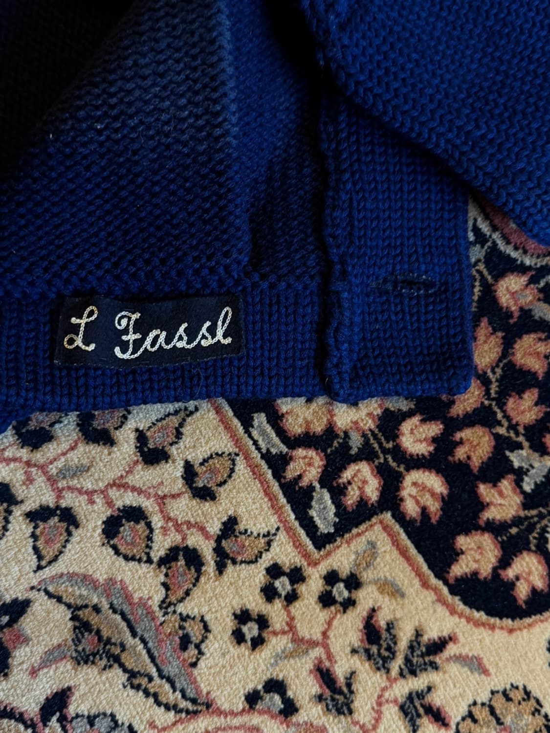 80s 브로드웨이 니팅 밀스 레터맨 가디건 100 상품이미지6