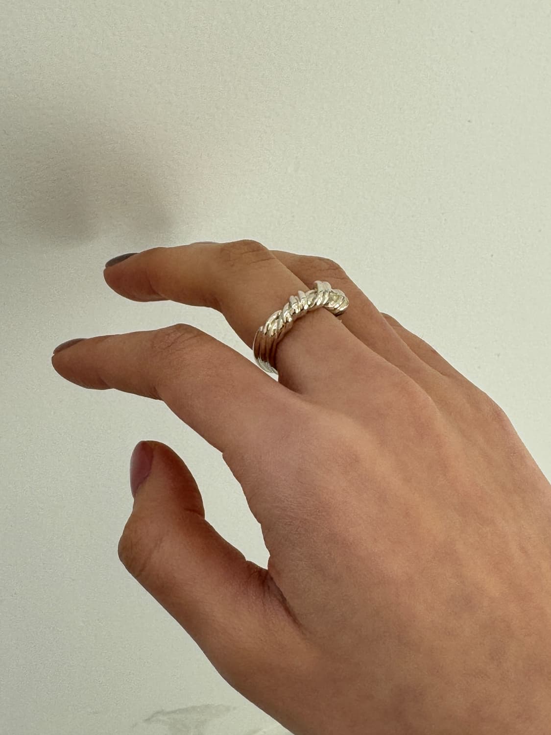 콜드프레임 GORDIAN SILVER KNOT 반지 상품이미지3