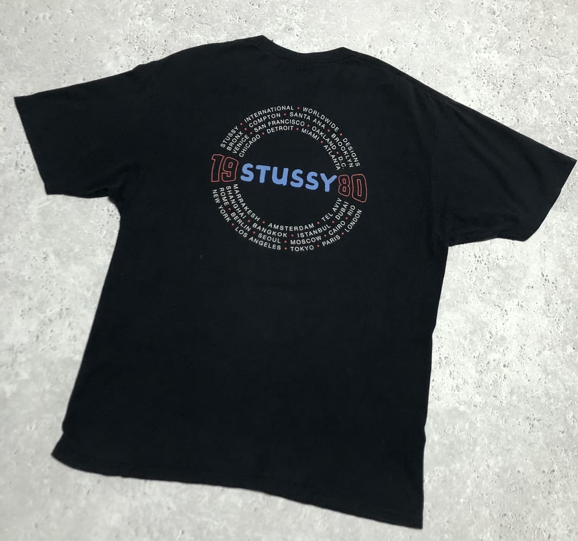 스투시 티셔츠 백프린팅 19 stussy 반팔 상품이미지1