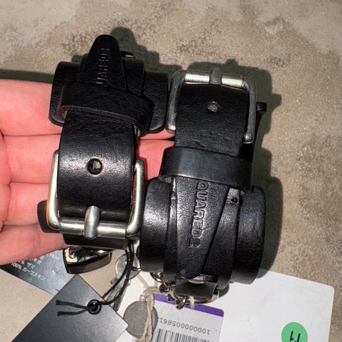 AW14 Dsquared2 Bondage Leather Bracelet 상품이미지4