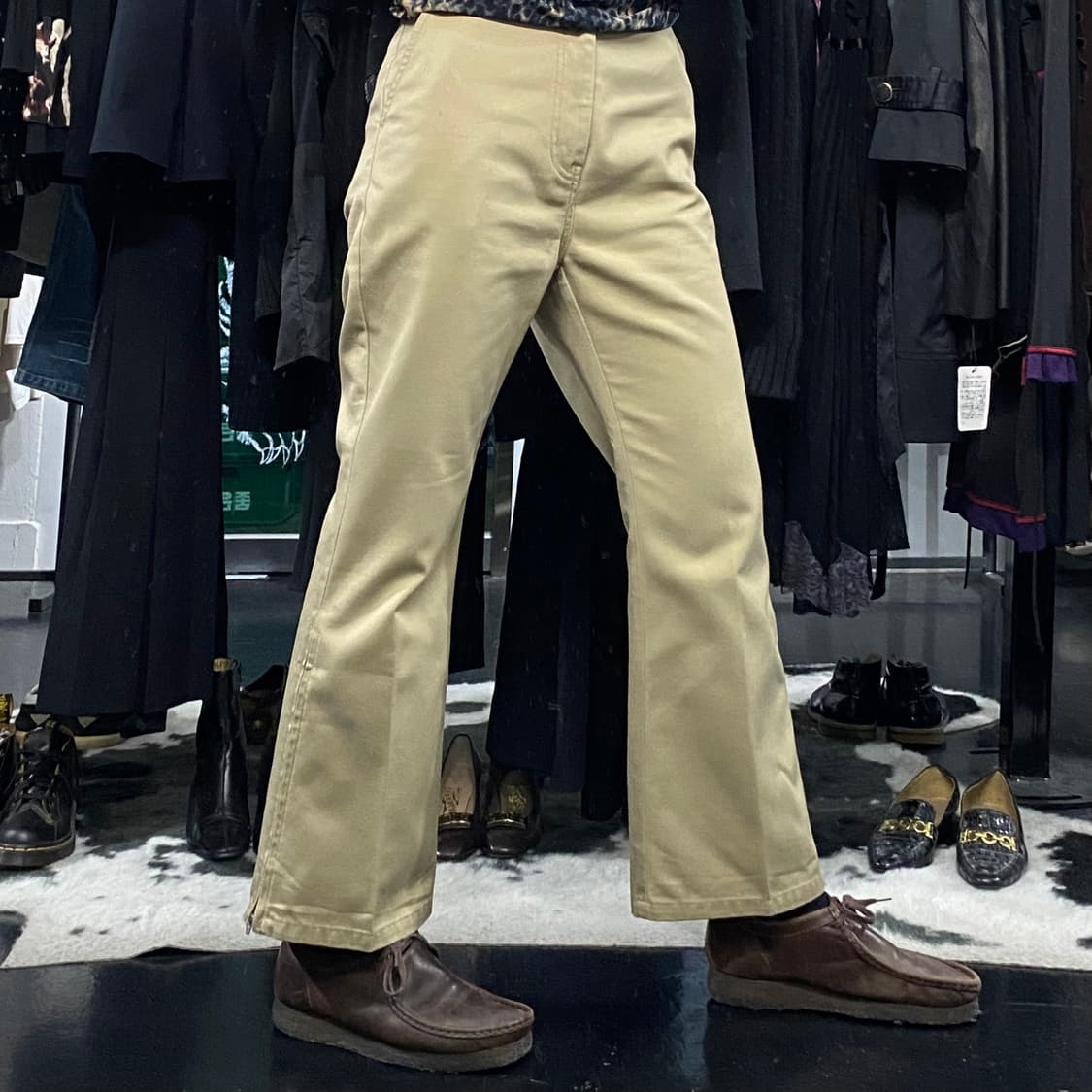 Dickies 옆지퍼 디테일 부츠컷 면팬츠 상품이미지2