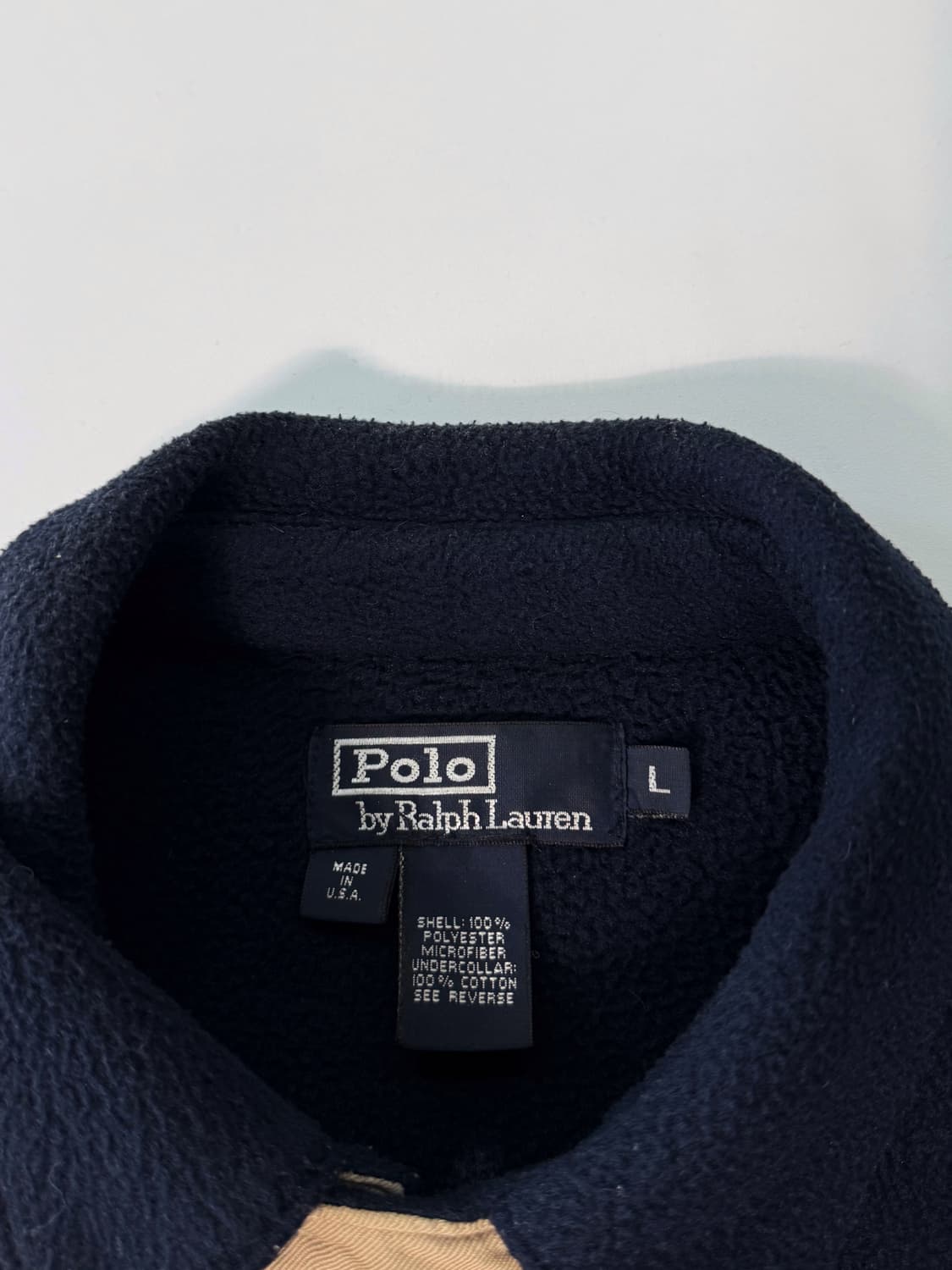 폴로 랄프로렌 00‘s USA 오버핏 딥네이비 플리스 스윙 자켓 상품이미지8