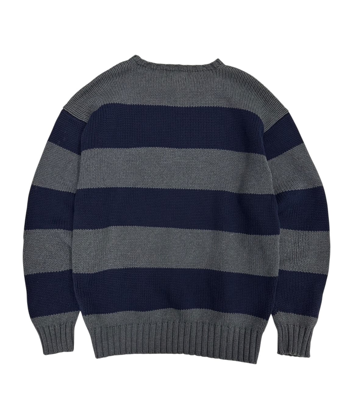 00s 폴로 스트라이프 줄무늬 니트 그레이&네이비 (L) 상품이미지9