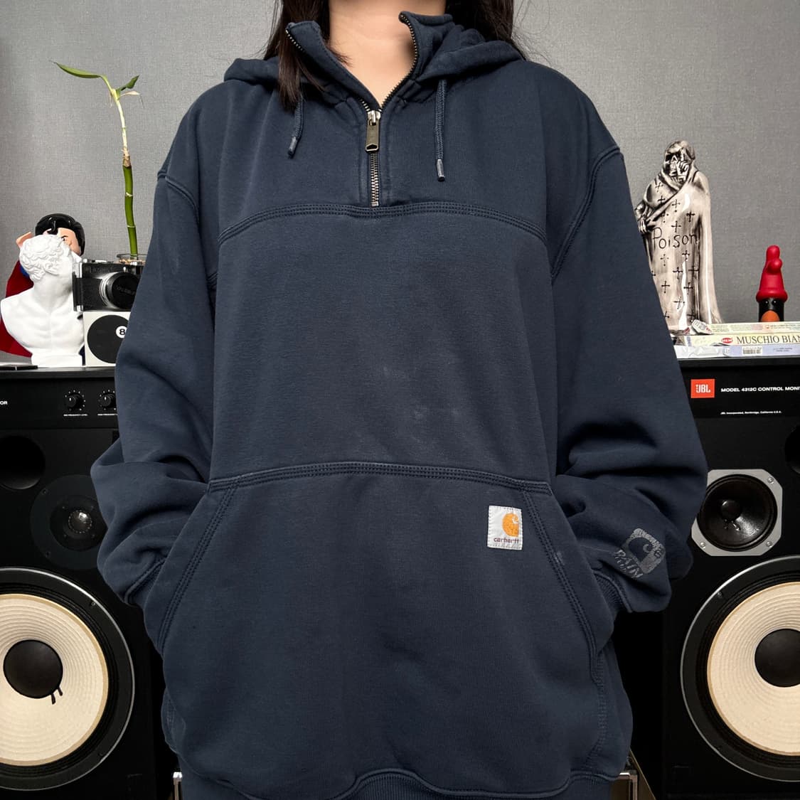 칼하트 레인디펜더 반집업후드 상품이미지1