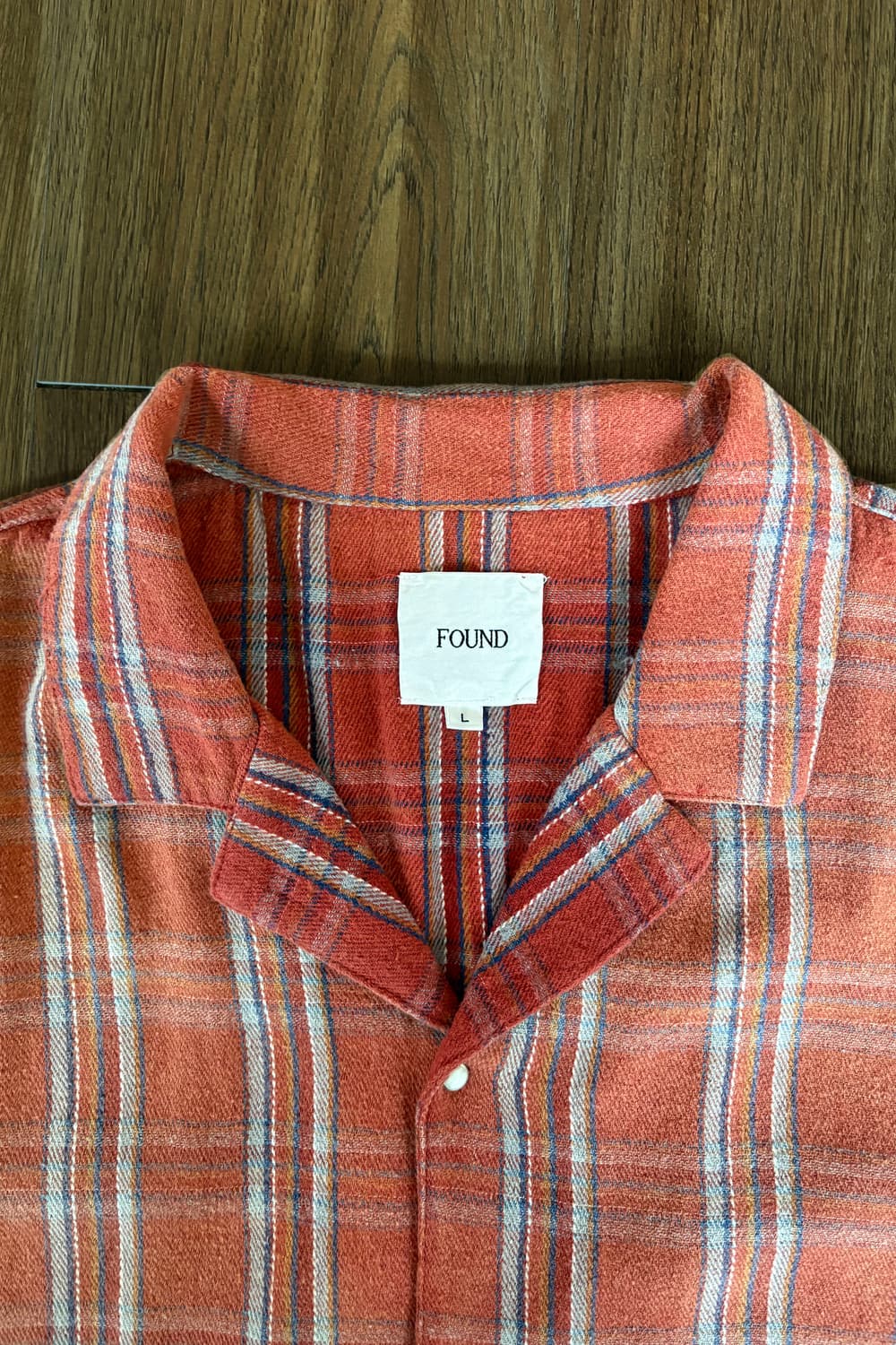 Found Checkered Shirt 상품이미지5