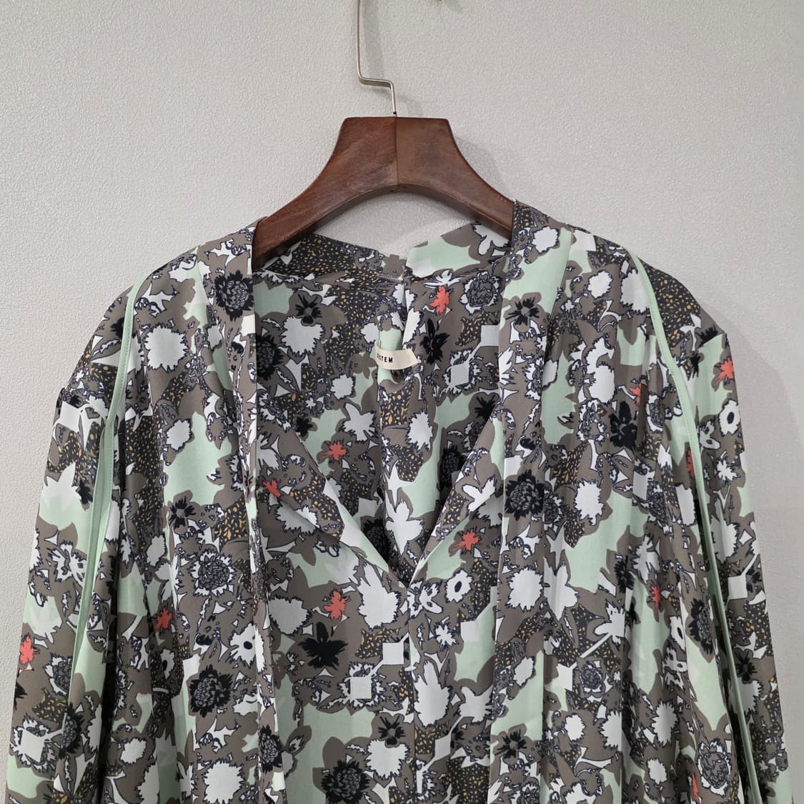 한섬 시스템 SYSTEM 플라워 패턴 롱 원피스 상품이미지3