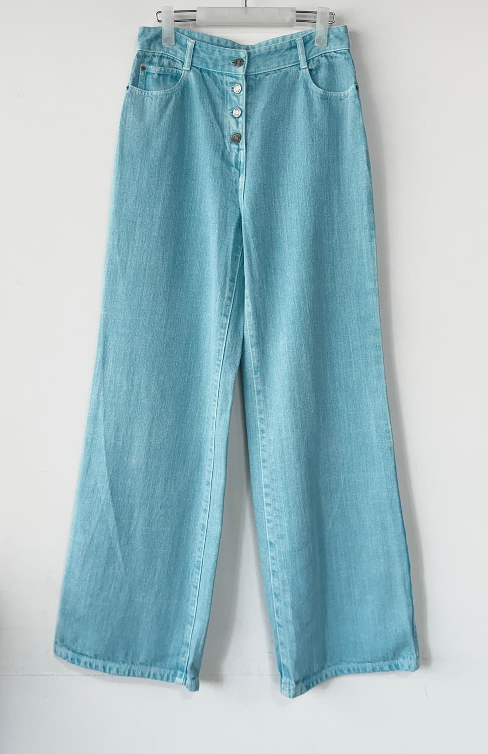 SJYP 22 버튼업 와이드 데님 진 상품이미지2