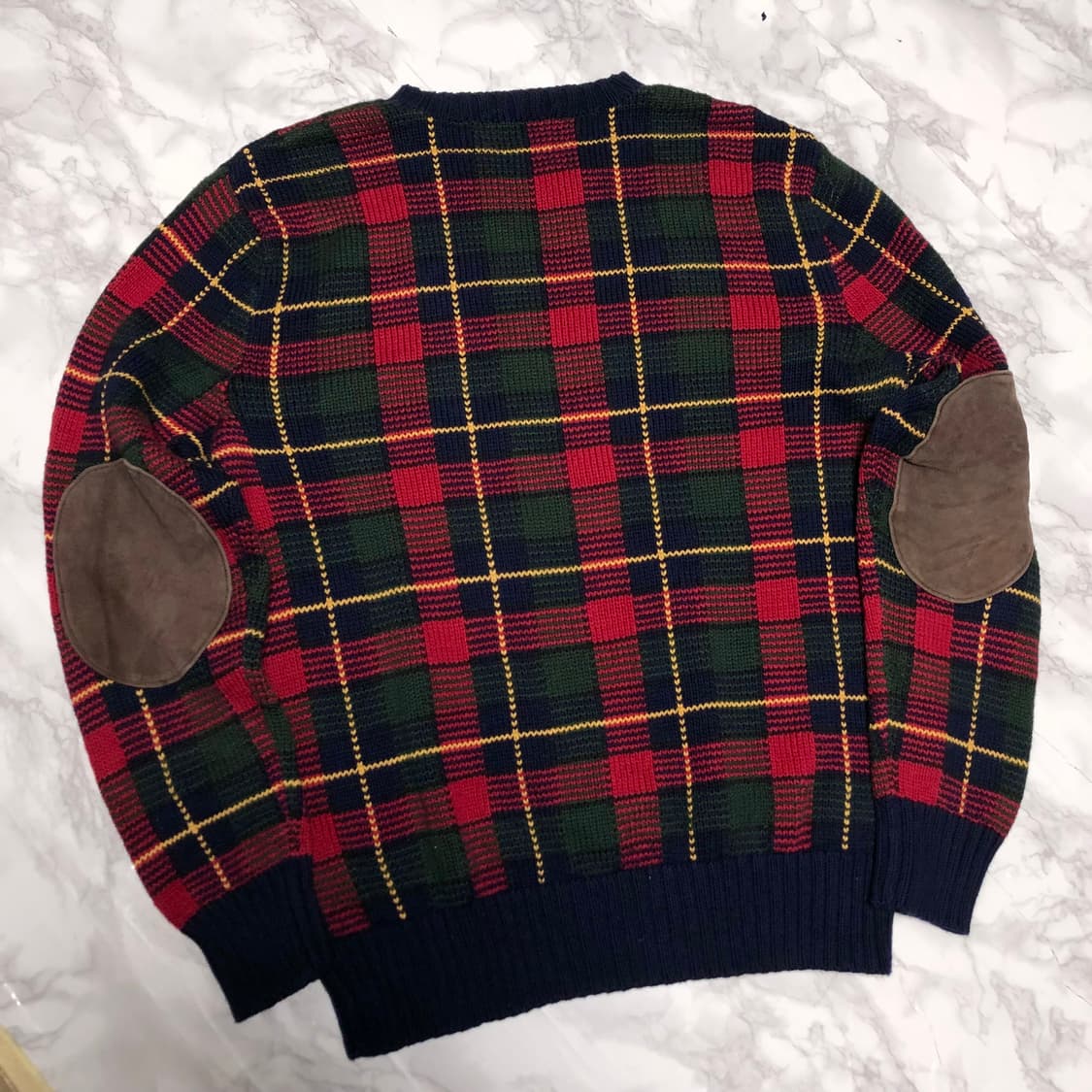 폴로 랄프로렌 캐시미어 타탄체크 니트 크리스마스 상품이미지3